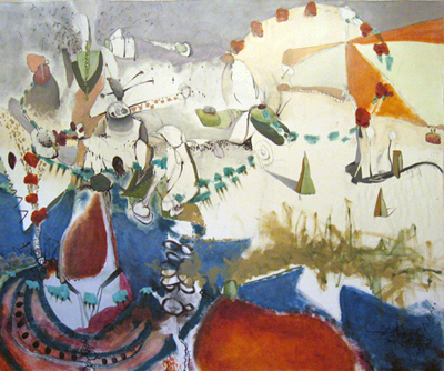 Eastern Space: Western Ground :: Western Space : Eastern Ground (private collection)