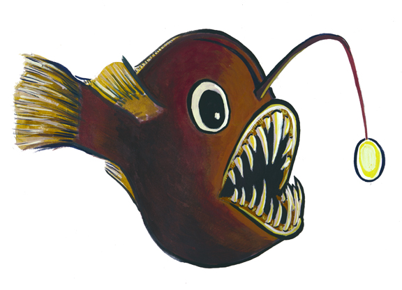 clip art angler fish - photo #1