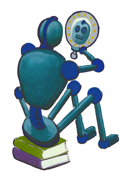 self aware robot web