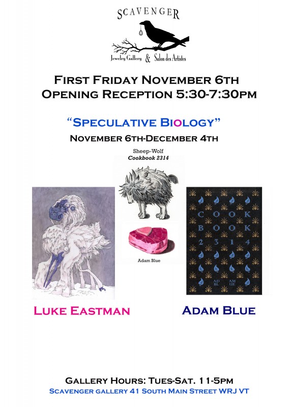 Adam Blue Luke Eastman Scavenger Gallery Speculative Bio