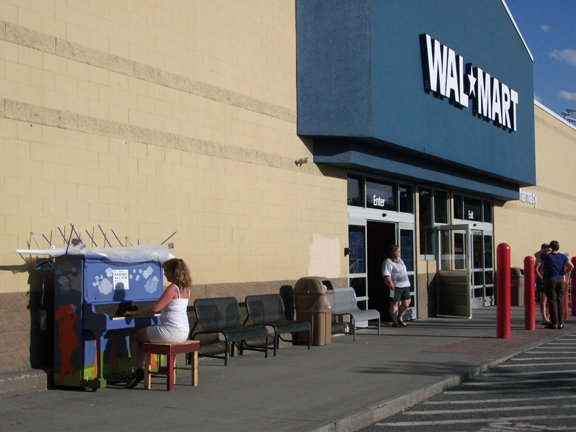 Social Practice Hands on Pianos Hopkins Center WalMart