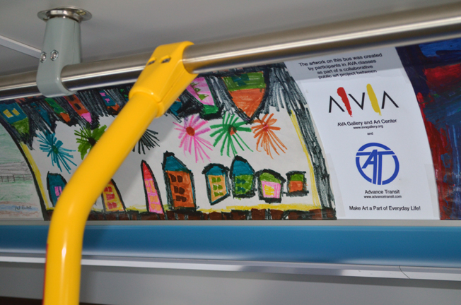 Social Practice AVA Advance Transit Buses Become Free Public Galleries